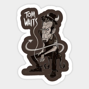 Vintage waits Sticker